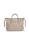 GIVENCHY HAND BAG WITH FRONT LOGO IN BEIGE