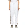 BURBERRY BURBERRY WHITE RAINE CHECK LOUNGE trousers