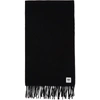 WOOD WOOD WOOD WOOD BLACK WOOL KARLO SCARF