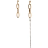 JUSTINE CLENQUET GOLD KIRSTEN EARRINGS