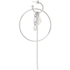 JUSTINE CLENQUET JUSTINE CLENQUET SILVER KATE SINGLE EARRING