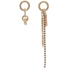 JUSTINE CLENQUET JUSTINE CLENQUET SILVER AND GOLD SHELBY EARRINGS