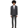 BURBERRY GREY WOOL SLIM SUIT