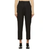 ARCH THE ARCH THE BLACK CROPPED WOOL TROUSERS