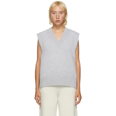 Arch The Grey Cashmere Wool Vest