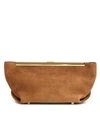 KHAITE AIMEE SUEDE CLUTCH,P00475137