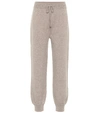 AGNONA CASHMERE AND WOOL-BLEND TRACKPANTS,P00481577