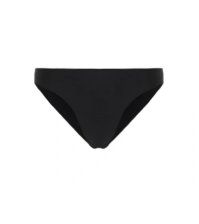 Tropic Of C Reversible Curve Bikini Bottom In Black (black)