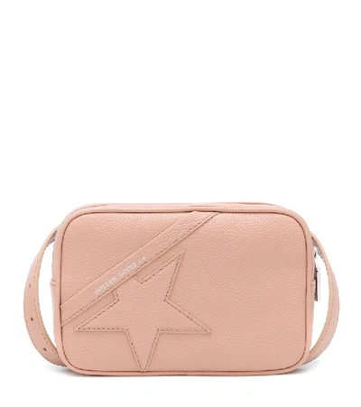 Golden Goose Star Mini Leather Belt Bag In Pink