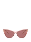 DOLCE & GABBANA DOLCE & GABBANA EYEWEAR CAT EYE FRAME SUNGLASSES