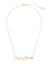MARC JACOBS MARC JACOBS X NEW YORK MAGAZINE® THE SMALL NAMEPLATE NECKLACE