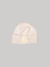 MONCLER BERRETTO TRICOT BEANIE WHITE,9Z726 - 00 - A9524