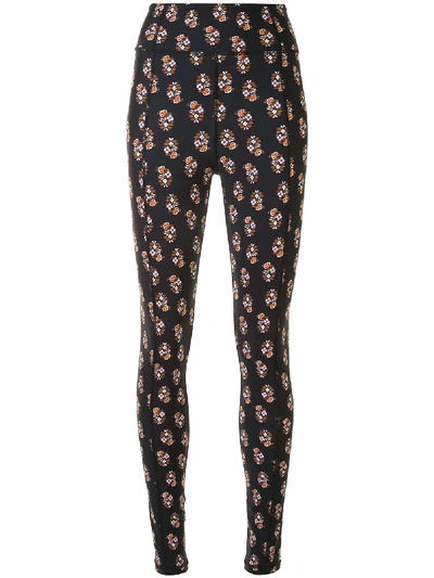 The Upside 'rosella' Floral Print Dance Pants In Blue