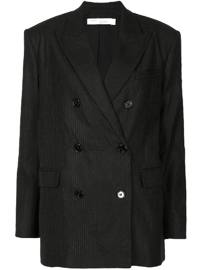 Iro Nelisa Double-breasted Blazer In Black