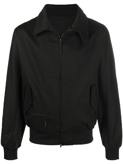 Y-3 Zip-up Shirt Jacket In Black