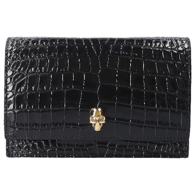 Alexander Mcqueen Skull Mini Bag In Black