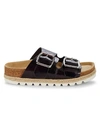 J/SLIDES LEIGHTON LEATHER SLIDES,0400012929706