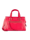 Marc Jacobs Cruiser Pebbled Leather Satchel In Fire Red