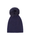 SAKS FIFTH AVENUE WOMEN'S KNIT CASHMERE & FAUX FUR POM-POM HAT,0400010651971