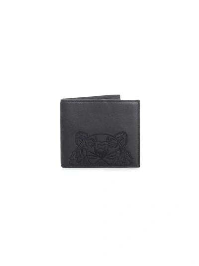 Kenzo Fold Wallet In Noir