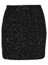 ALESSANDRA RICH TWEED MINI SKIRT,11475260