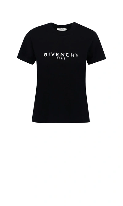 Givenchy Short Sleeve T-shirt In Black