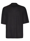 Jil Sander Dropped-sleeve Cotton-jersey T-shirt In Black