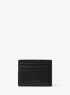 MICHAEL KORS ODIN TALL LEATHER CARD CASE