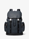 Michael Kors Cooper Logo Backpack In Blue
