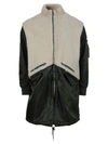 GIVENCHY LEATHER AND SHEARLING PARKA JACKET,BM00K860UC