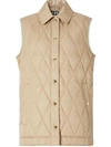BURBERRY DIAMOND-QUILTED GILET