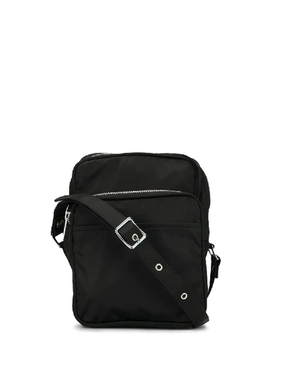 Black Comme Des Garçons Zipped Shoulder Bag In Black