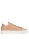 Giuseppe Zanotti Low-top Lace-up Trainers In Pink