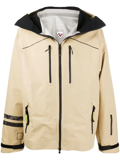 Rossignol Atelier S Ride Free Hooded Coat In Neutrals