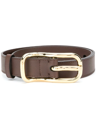 Chloé Brown Thin Leather Belt