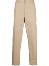 LANVIN STRAIGHT-LEG COTTON TROUSERS