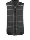 11 BY BORIS BIDJAN SABERI FADED PADDED GILET