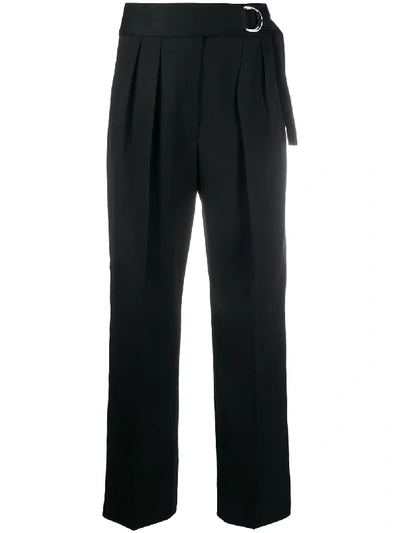 Jil Sander Straight-leg Tailored Trousers In Black