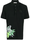 VALENTINO MONKEY-PRINT POLO SHIRT