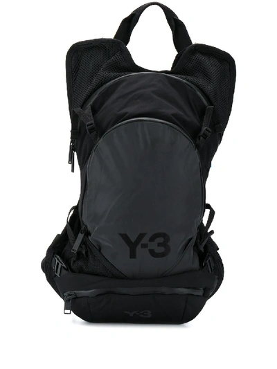 Y-3 Multi-compartment Back Pack In Black