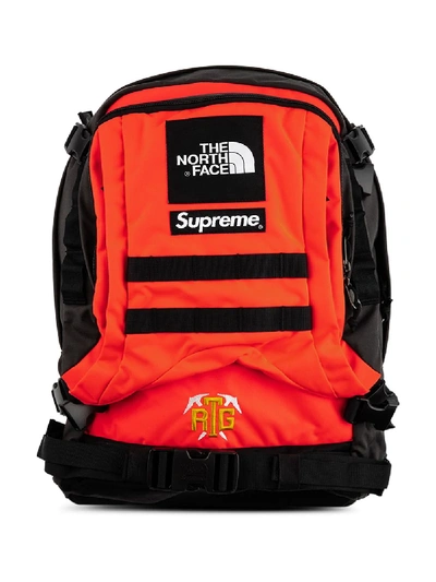 Supreme X The North Face Backpack In Red