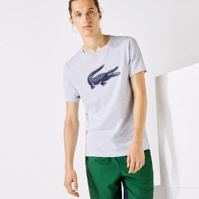 LACOSTE MEN'S ULTRA DRY XXL LOGO SPORT T-SHIRT - 3XL - 8
