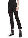 Lyssé Plus Size Medium Control Boyfriend Denim Pants In Black