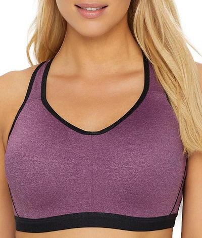 Wacoal High Impact Convertible Underwire Sports Bra In Pickled Beet Heather