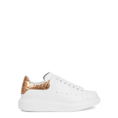 Alexander Mcqueen Larry White Leather Sneakers