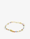 ANNI LU GOLDEN ALAIA 18CT GOLD-PLATED VERMEIL BRASS AND FRESHWATER PEARL BRACELET,R03649095