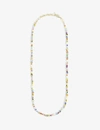 ANNI LU PETITE ALAIA 18CT GOLD-PLATED VERMEIL BRASS AND FRESHWATER PEARL NECKLACE,R03649099