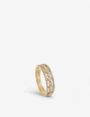 ASTLEY CLARKE ASTLEY CLARKE WOMEN'S YELLOW GOLD TRIPLE ICON NOVA 14CT YELLOW-GOLD DIAMOND RING,996-10080-44060YNOR