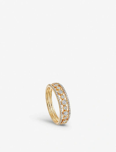 Astley Clarke Triple Icon Nova 14ct Yellow-gold Diamond Ring