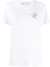 OFF-WHITE EMBROIDERED BIRDS T-SHIRT